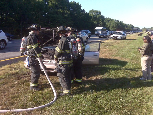 Car Fire - GSP South 08/21/08